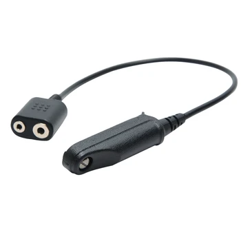 O Káblový Adaptér pre Baofeng UV-XR UV-9R Plus UV-5R BF-888S UV-82 UV-S9 Walkie Talkie Headset Reproduktor Mikrofón