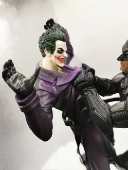 NOVÝ Batman Arkham Origins Batman VS Joker PVC Akcie Obrázok Modelu Hračka DC Comics Zbierky Socha