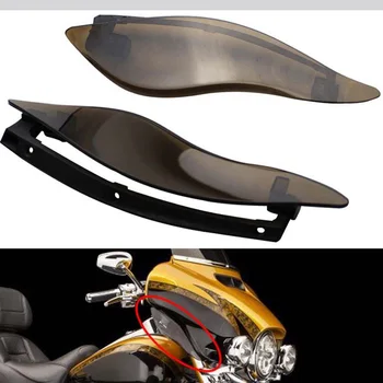Motocykel Dymu Krídlo Čelné Sklo Nastaviteľné Vzduchu Deflektor Pre Harley Turné Electra Glide Street Glide Tri Glide Na Roky-2020