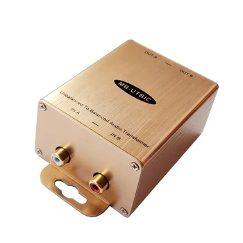 Nesymetrický Audio Vyvážené Adaptér&Converter, Stereo line XLR Audio Adaptér RCA Vstup Profesionálny Audio Výstupy