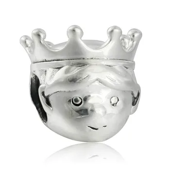 925 Sterling Silver Rozprávky Vzácny Princ Kúzlo Korálky Pre Šperky, Takže Fit Pôvodnej Značky Náramok & Náramok Jeseň