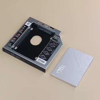 DM DW95S HDD Caddy 9,5 mm Hliníkový Optibay SATA 3.0 Pevného Disku Box Krytu DVD Adaptér pre 2,5 SSD 2TB Pre Notebook, CD-ROM