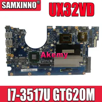 Akemy UX32VD Notebook základná doska Pre Asus UX32VD UX32V UX32 Test pôvodnej doske 2G RAM I7-3517 GT620M