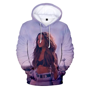 Ariana Grande 3D Potlačené Hip Hop Hoodies Ženy/Muži Long Sleeve Hooded Mikina Bežné Harajuku Streetshirt Oblečenie