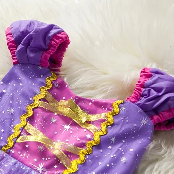 Batoľa Detská Dievčatá Rapunzel Sofia Princess Halloween Kostým súťaž: Cosplay Oblečenie Batoľa Strany Role-play, Deti Efektné Šaty Pre Dievča
