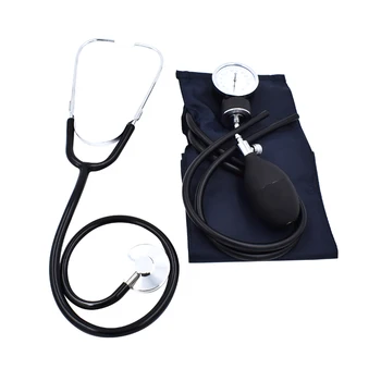 Nové Aneroid Sphygmomano meter Putá Krvný Tlak Monitor s Stetoskop Nylon Putá Dial pre Lekár, zdravotná Sestra