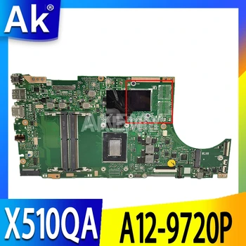 X510QA Doske W/ A12-9720P Pre Asus X510QA X510QR X510Q X510 Notebook Doske X510QA Mianboard