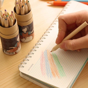(12Colors/Set) 12Pcs Farebné Ceruzky Nastaviť Stacionárne Nástroj Color Box Farebné Ceruzky Nastaviť Vysoko Kvalitné Farebné Ceruzky