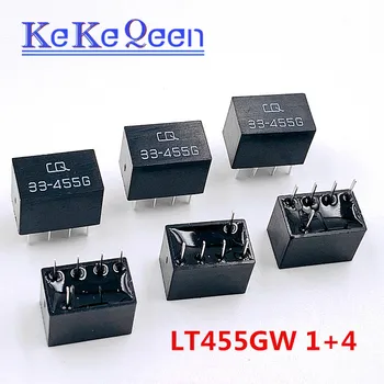 20Pcs/Veľa LT455GW LT455G 455G CQ 33-455G LT455 1+4 5Pin DIP-5 455KHz keramický filter Pre komunikáciu signál relé
