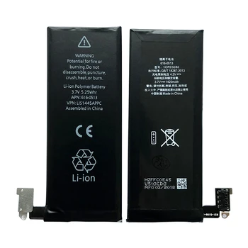 AYJ 10pcs/veľa Kvalitné Batérie pre iPhone 4 4G kapa Plný 1420 mAh Nové Bunky 0 Nulový Cyklus 800 Cyklov Života