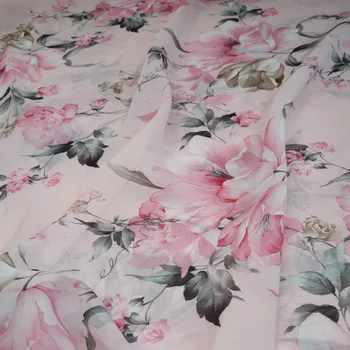 Šifón Textílie Kvet 50D Cosplay Košeľu Materiál Priedušný DIY Blúzka Šitie