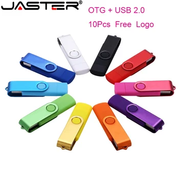 JASTER Smartphone kl 'úč OTG USB Flash Disk cle usb 2.0 stick 64 G otg kl' úč 4g 8g 16 g 32 g 128G Toepassing Micro Usb Stick