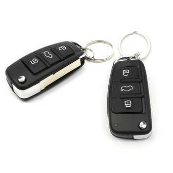 Eunavi Univerzálny Auto Auto Keyless Entry System Tlačidlo Štart Stop LED Keychain Strednej Súprava zámky Dverí s Diaľkovým ovládaním