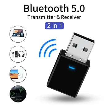 UTHAI 2 V 1, USB, Bluetooth 5.0 Prijímač Vysielač Auto Bezdrôtový Adaptér Bluetooth TV Stabilný Príjem Signálu