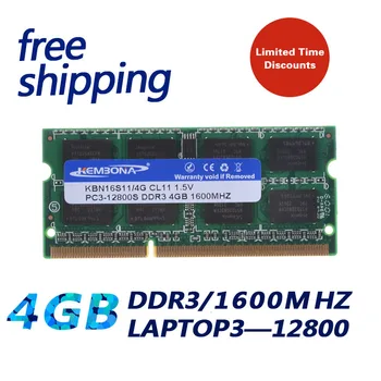 KEMBONA 1,5 V Napätie Laptop / Notebook DDR3 4gb 1600mhz PC3-12800 / DDR3 1600MHz PC3 12800 Non-ECC 4GB so-DIMM Ram Memoria