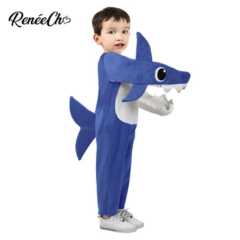 Reneecho Batoľa Shark Kostým Halloween Kostýmy Pre Deti Roztomilé Dieťa Zvierat Kostým Na Karneval Party