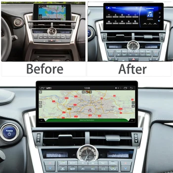 Android10.0 DSP Carplay 8-core CPU Pre Lexus NX 300 NX 200t 2017~2018 Auto rádio magnetofón stereo prijímač BT Obrazovky Zadarmo mapu