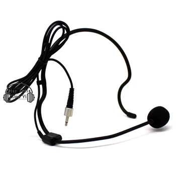 3,5 mm Skrutka Zámok Káblové Headworn Kondenzátora Headset Mikrofón Mic Microfone Mike Pre Bezdrôtové Karaoke Systém, Bodypack Vysielač