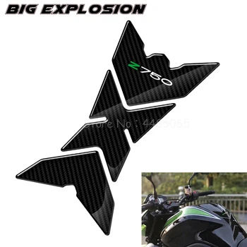 Motocykel Palivovej Nádrže Spp Pad Chránič Nálepky, Nálepky Na Kawasaki Z750 Z750R Z 750 2007 -2012