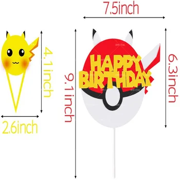 2020 Pokemon Narodeniny, Party Dekorácie Balóny Nastaviť Pikachu Balóny Baby Party, Narodeniny Package Latexové Balóny, Party Dekorácie