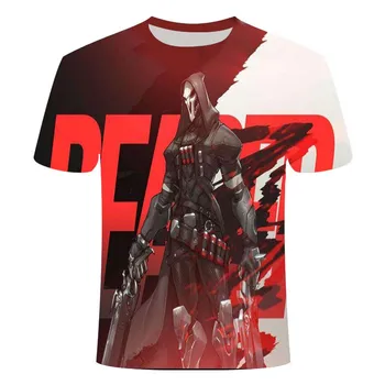 Populárna hra Overwatch 2020 3D vytlačené krátke rukáv top pánske letné cool tričko krátky rukáv fashion streetwear T-shirt