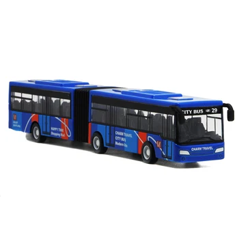 Mini Model Dieťa Vytiahnuť Späť Autá Zliatiny Vozidlá City Express Bus Dvojité Autobusy Diecast Vozidlá, Hračky, Zábavné Deti Deti Darčeky