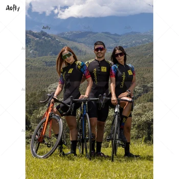 Kafitt kolumbia čierna Pár cyklistické vyhovovali Triatlon Nastaviť Triatlon Maillot Ropa Ciclismo dámske Oblečenie, cyklistické jumpsuit lete