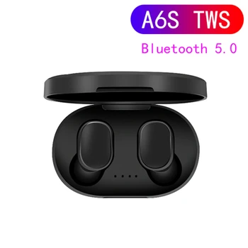 A6S TWS Hifi Bezdrôtové Slúchadlá Basy Bluetooth 5.0 Slúchadlá Herné Headset Športové Slúchadlá pre všetky huawei redmi xiao telefóny