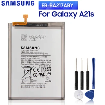 SAMSUNG Originálne Náhradné Batéria EB-BA217ABY Pre Samsung Galaxy A21s SM-A217F/DS SM-A217M/DS SM-A217F/DSN 5000mAh