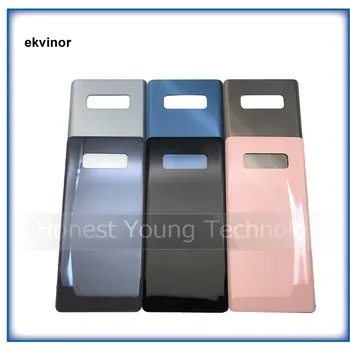 Ekvinor Pôvodný Nový Samsung GALAXY Note 8 Kryt Batérie Späť Sklenený Kryt Zadné Dvere Bývanie S LOGOM S Nálepka