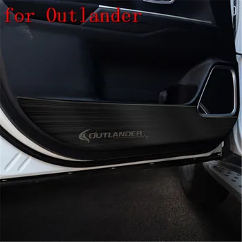 Auto interiérové dvere z nehrdzavejúcej ocele anti-play mat pre Mitsubishi Outlander 2013 -2018 Auto-styling