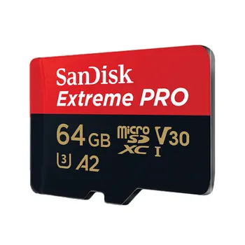 SanDisk Micro SD Karta 16 GB 32 GB MicroSDHC Pamäťovú Kartu 64GB 128 gb kapacitou 256 GB MicroSDXC EXTREME PRO V30 U3 4K UHD TF Karty