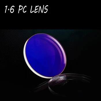 1.6 Index Asférické Blu Ray UV400 na Používanie s Počítačom Proti Žiareniu Živice Optické Šošovky na Predpis Krátkozrakosť/Ďalekozrakosť/Presbyopia