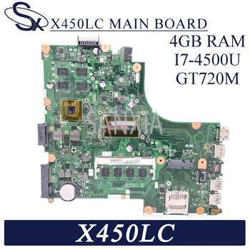 KEFU X450LC Notebook základná doska pre ASUS X450LC X450LD X450LB X450L pôvodnej doske 4 GB-RAM I7-4500U GT720M-2GB
