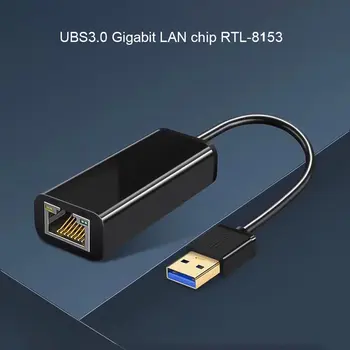 USB 3.0 Ethernet Adaptér USB 2.0 Sieťová Karta do RJ45 Lan pre Windows 10 Xiao Mi Box 3 S Nintend Prepínač Ethernet USB
