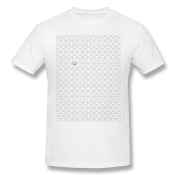 T-Shirt pre Mužov Emil A Stroje (biele Čiary) Grafické Bavlna NieR Automaty T Shirt 6XL Zábavné Plus Veľkosť Oblečenie
