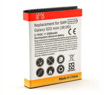 Ciszean 1x 3500mAh EB-F1M7FLU Rozšírená Batéria + Zadný Kryt Pre Samsung Galaxy S3 Mini S3 Mini I8190 batérie