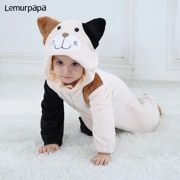 Kigurumis Dieťa, Dievča, Chlapec, Oblečenie Anime Onesie Cute Cat Dieťa Romper Novorodenca Spánku Nosenie Jumpsuit Onesies Remienky Kostým