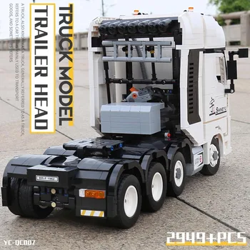 MOC Yu Ji Bloky APLIKÁCIE Diaľkové ovládanie Truck Arocs Model Auta, Budovy Zhromaždiť Tehly Deti Vzdelávacie Hračky Vianočný Darček