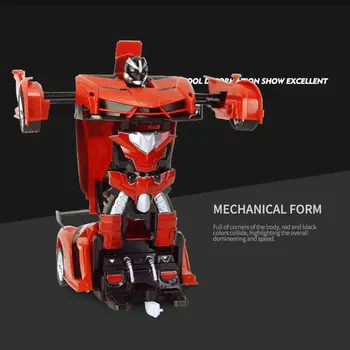 RC Auto Transformácie Roboty Športové Vozidlo, Model Roboty Hračky Bezdrôtové Nabíjanie v Pohode Deformácie Auto S Batériou Deti Hračky