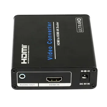 Univerzálny Digitálny HDMI na HDMI 4K Scaler Converter Zosilňovač Dole/Upscaler so Zoomom Aux Audio 3D 1080P pre PS4 PS3 HDTV DVD