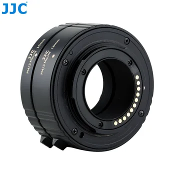 JJC AET-M43S(II) 10 mm/16 mm Automatické Predĺženie Trubice Pre Olympus/Panasonic M4/3 Mount S Kamerou Telo Spp/Zadný kryt Objektívu