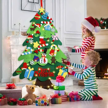 Urob si sám Cítil, Ozdoby na Vianočný Stromček Deti Darčeky Stene Visí Vianočný Strom 31pcs Ozdoby na Vianočný Dekor Pre Domáce Party Dekor 2021