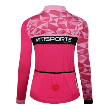 MTSPS Ženy Dlhé Rukávy Cyklistika Dres Oblečenie Mtb Cyklistické Oblečenie Ciclismo Jersey Vonkajšie Športové Cestnej Bike Cyklistické Tričko