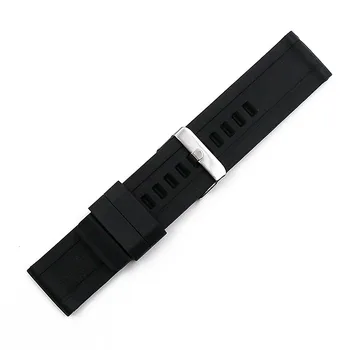 Príslušenstvo hodinky 24mm silikónové popruh mužov pin pracky športové nepremokavé gumy popruh žena náramok mužov sledovať band