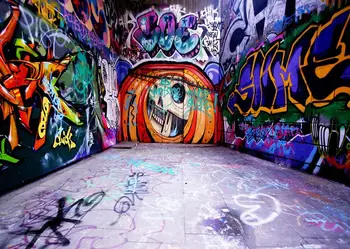 Farba Steny Vzor Priechod Party Stage Graffiti Pozadí Fotografie Dieťaťa, Dieťa Portrétnej Fotografie Kulisu Pre Foto Studi