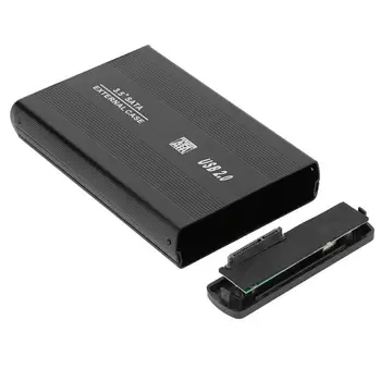 3.5 palcov rozhranie USB 2.0 / SATA Port SSD Pevný Disk Krytu 480Mbps USB 2.0 HDD Prípade Externé ssd Pevný Disk Box