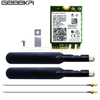 GeeekPi AC8265 Bezdrôtový NIC Module2.4G/5G WiFi Bluetooth 4.2 Anténa pre Jetson Nano Podpora Linux / Windows 10/8.1/8/7