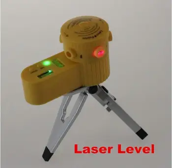 Multifunkčné Laserové Úrovni Leveler Nástroj s použitím Statívu Užitočné schopné otáčania Vertikálne Horizontálne Línie, diagnostický nástroj