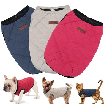 Francúzsky Buldog Čivava, Psie Oblečenie Kabát Pet Oblečenie Zimné Šteňa Mačka Oblečenie Bunda Pre Malé Veľké Psy, Mačky Vesta